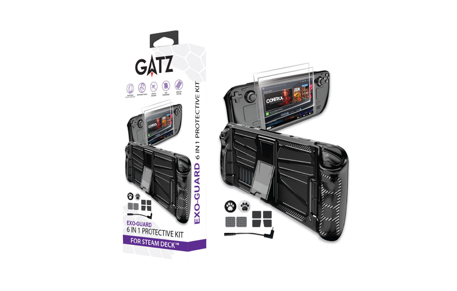 GATZ EXO-GUARD 6 IN 1 PROTECTIVE KIT FOR STEAM DECK